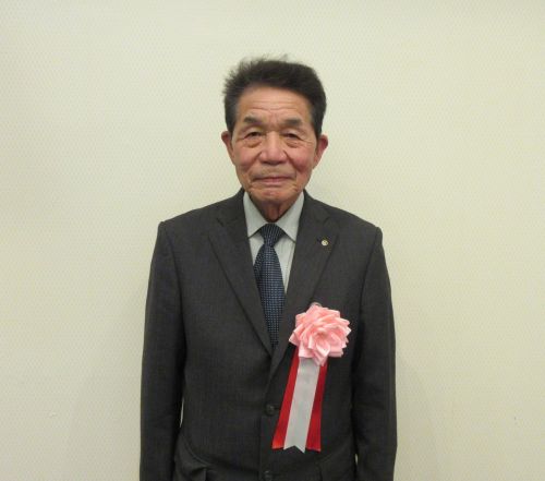 新潟県治山林道協会功労者(治山事業)として相馬勝彦様が表彰されました。