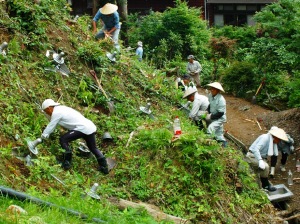 魚沼市田川区（弘誓寺裏山）